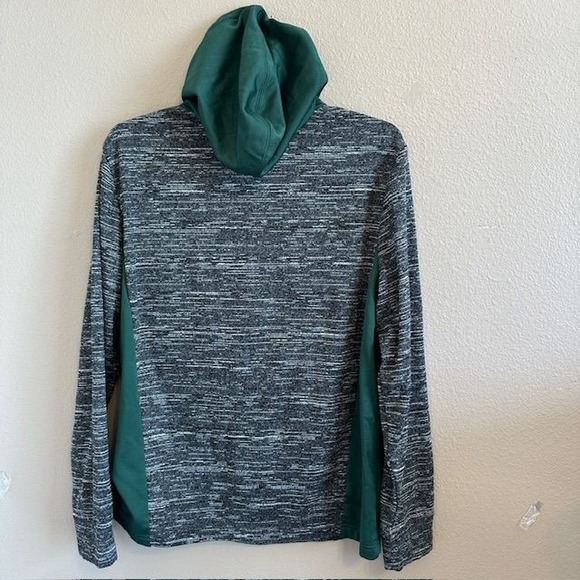 Fanatics NBA Milwaukee Bucks Men's Gray & Green Hooded Hoodie‎ Sweatshirt LG - Picture 7 of 7